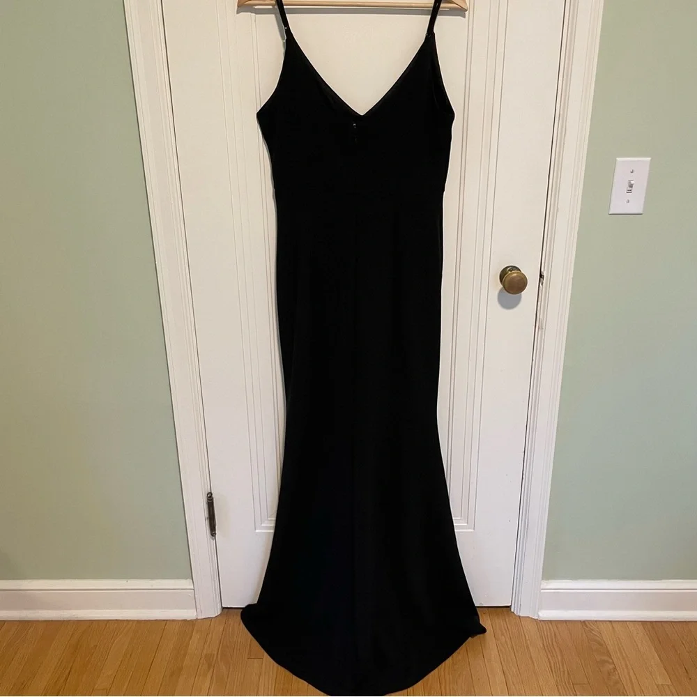 Lulu's Infinite Glory Black Maxi Dress Size M - Picture 7 of 9